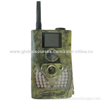 GPRS Digital Wildlife Scouting Camera, MMS/SMS/Email via GPRS data, 1.5” LCD, FCC/CE/RoHS